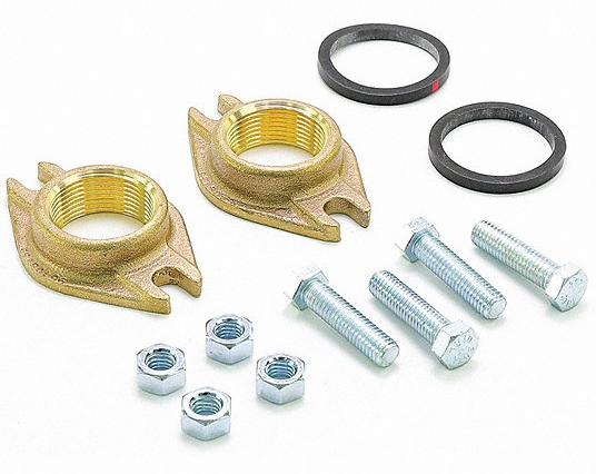 1-1/4" NPT Bronze Flange Set GPU