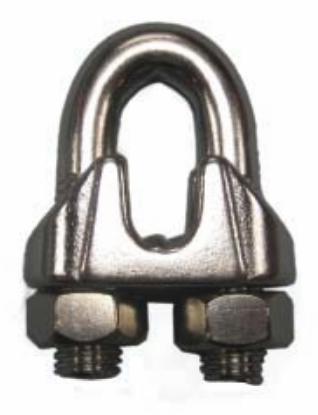 5/32 STAINLESS STEEL CABLE CLAMP