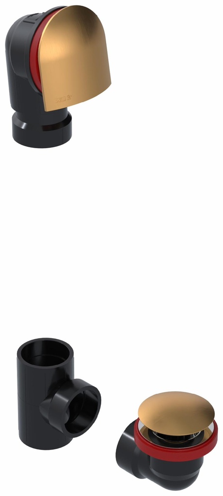 Clicker ABS Offset Waste & Overflow Kit