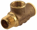 RVNB07-100NL - 'No Lead 3/4" Brass Relief Vlve Non-Adjustable - Set @ 100 Ps'