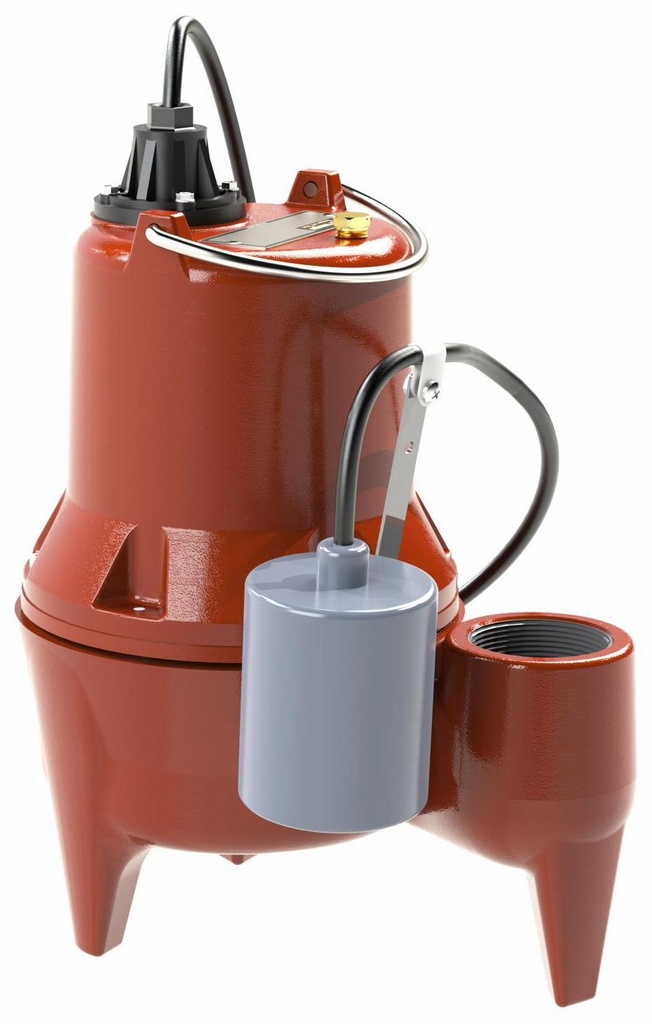 4/10 HP 1-Phase 115V Sewage Pump Auto with 25' Cord