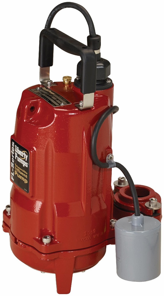 6/10 HP 1-Phase 208-230V Mid Range Effluent Pump Auto with 25' Cord