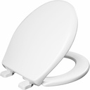 Kennan Round Front Plastic Toilet Seat Whisper Close with STA-TITE Hinges