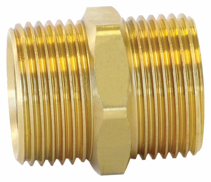 QS-style Coupling Nipple, R20 x R20