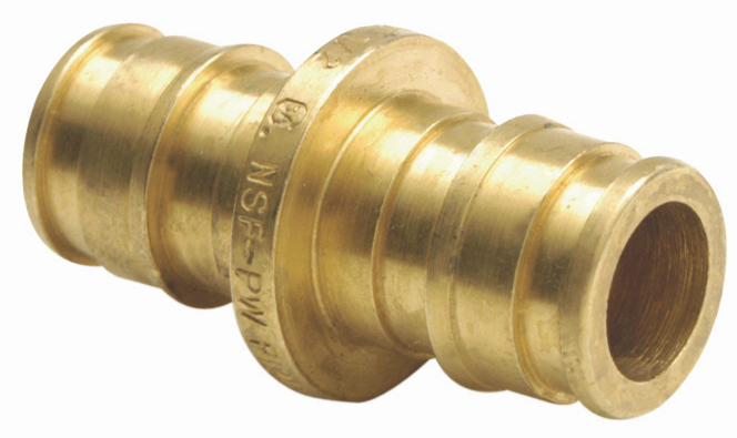 1/2X3/4 PEX BRASS COUPLING