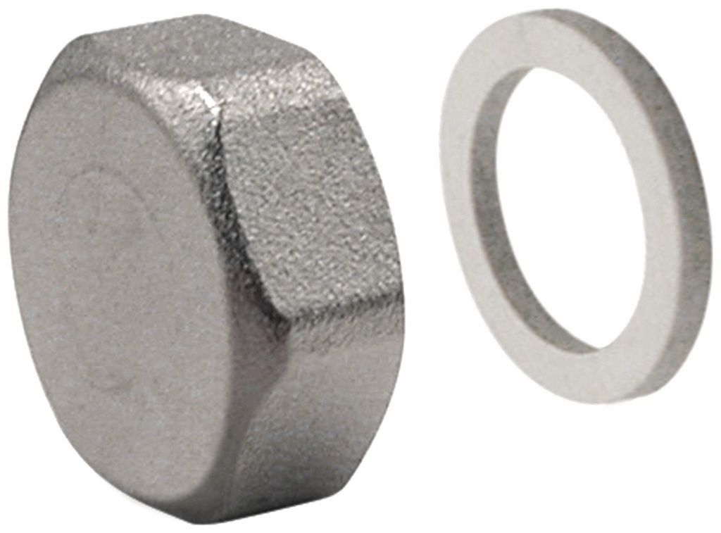 1 In CAP END NICKEL GASKET 1 Manifold End Cap