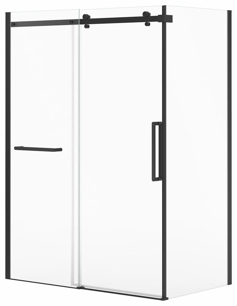 Halo Pro 60" x 36" x 78.75" Corner Sliding Shower Door with Towel Bar