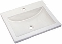 Studio 1-Hole Drop-In Bathroom Sink
