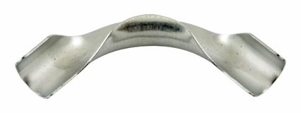 SUPRT BEND(METAL)FOR 1/2" PIPE W/NAIL FLNG"