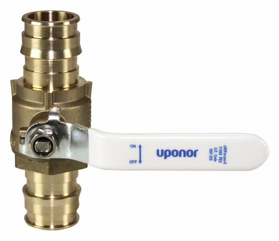 ProPEX LF Brass Commercial Ball Valve (full port) SS Ball and Stem 1 1/4" PEX x 1 1/4" PEX