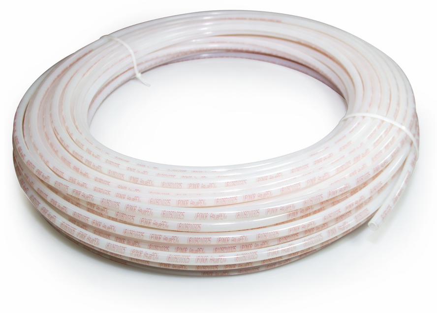3/4" Uponor AquaPEX White, Red Print, 300-ft. coil