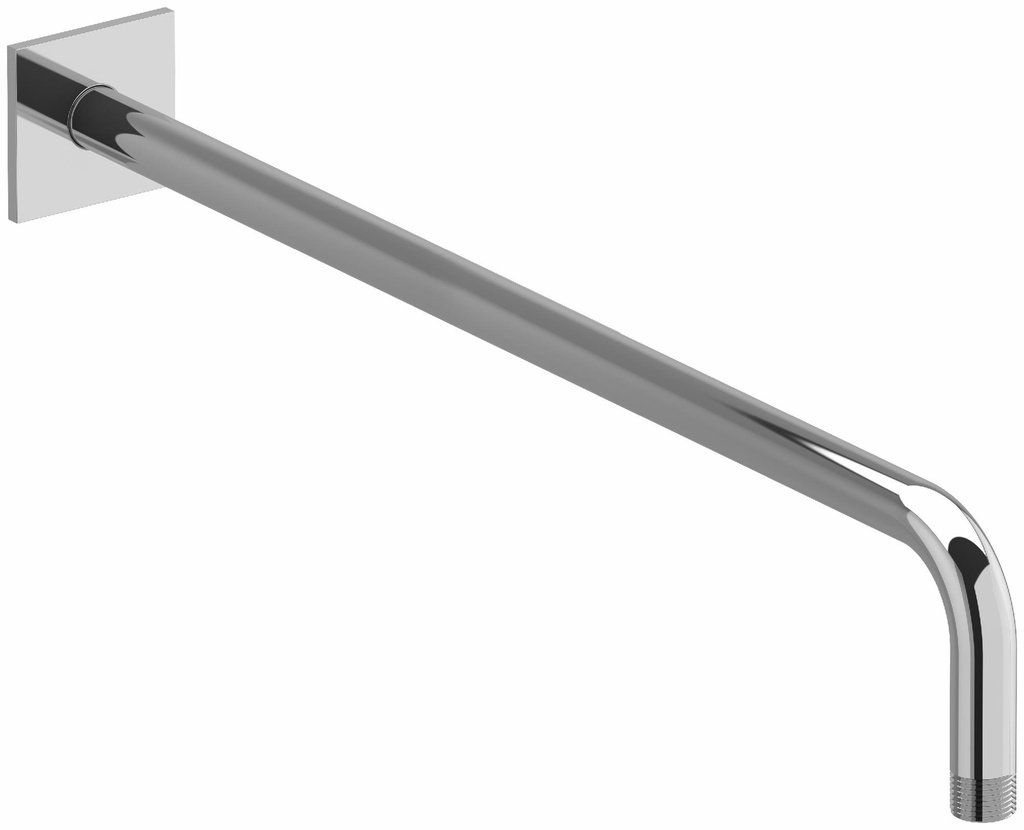 20" Wall Mount Shower Arm With Square Escutcheon