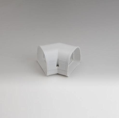 LD 3.5" 45 FLAT ELL WH 92