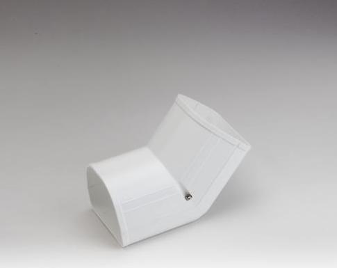 LD 3.5" 45 IN VERT ELL WH 92