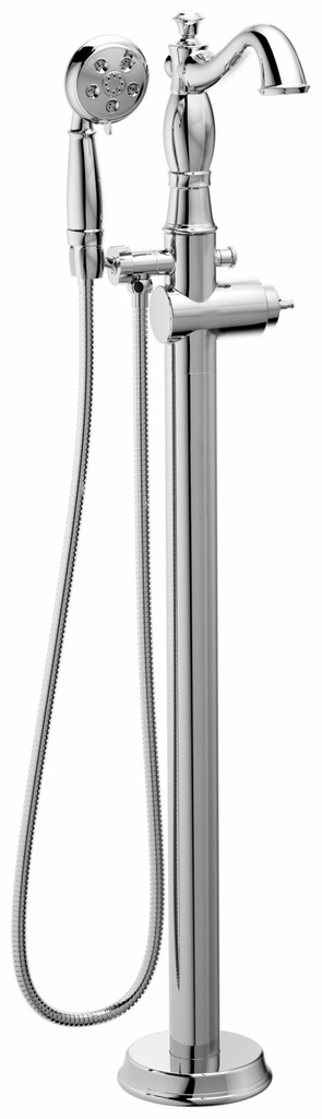 Traditional Floor Mount Freestanding Tub Filler Trim (Less Handles)