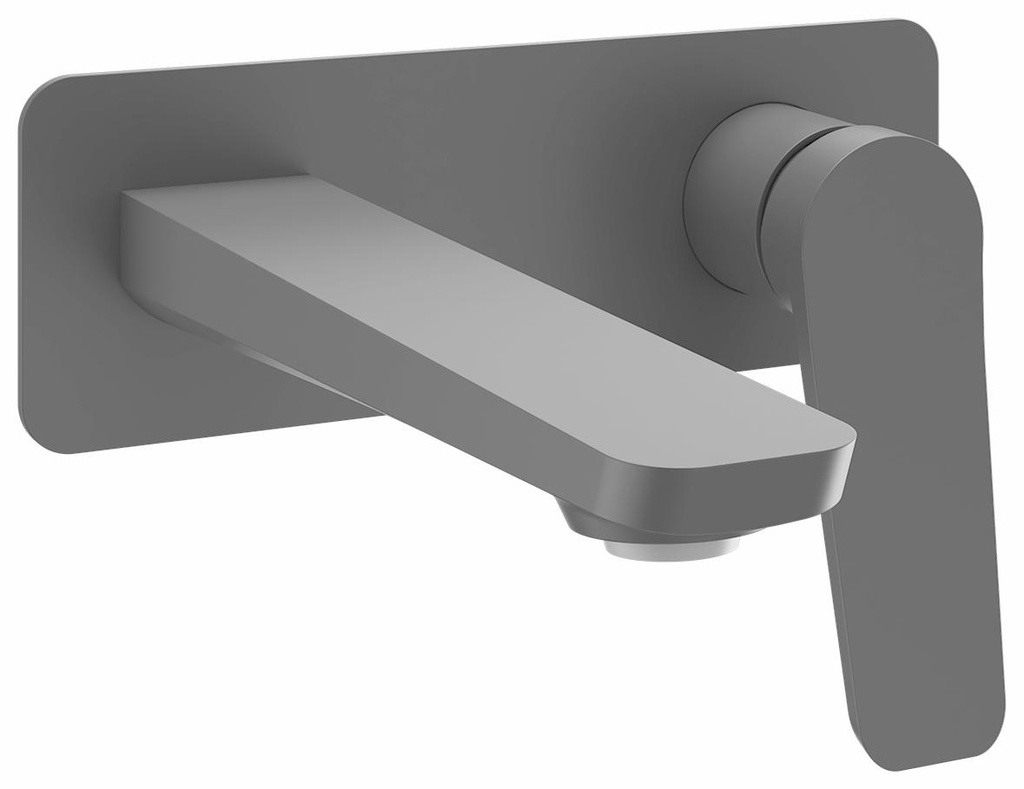 Moroka Wall Mount Bathroom Faucet with Push Drain & Overflow