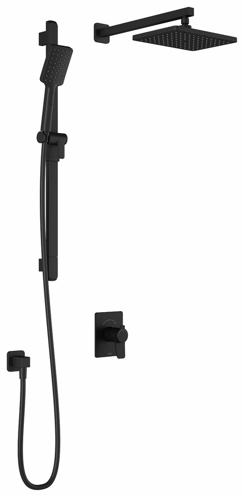 Moroka TCD1 Thermostatic Coaxial Shower System with Wall Arm