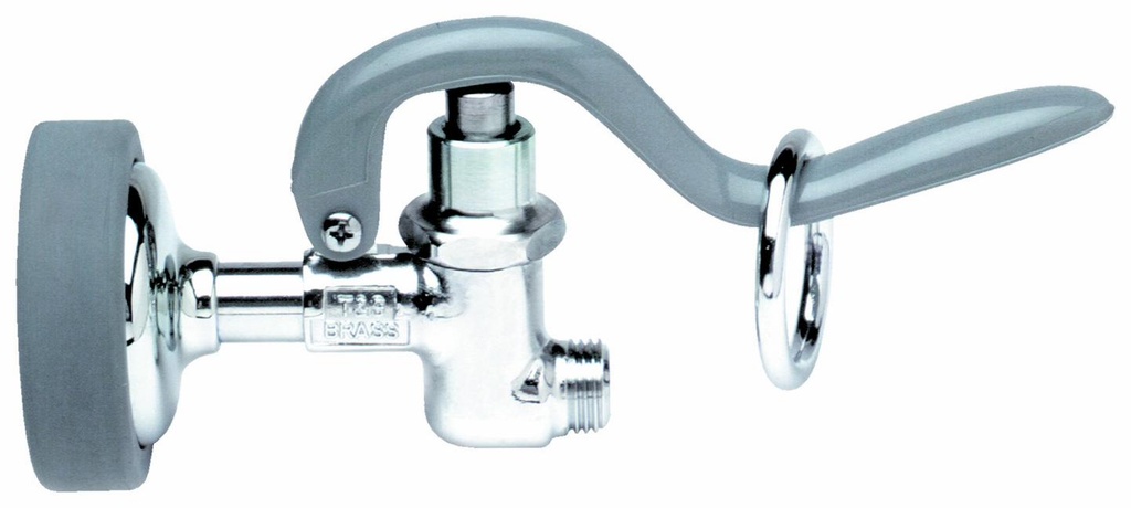 Spray Valve with Gray Rubber Bumper & DOE Spray Face (1.15 GPM / 7.5 Oz-f @ 60 PSI)