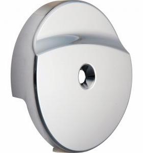 WST & OVRFLW PLATE-1 HOLE-CHRM