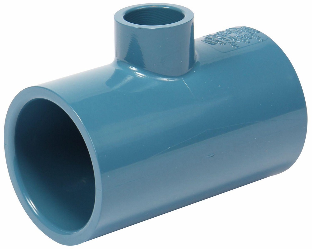 1 1/2"x1 1/2"x1/2" CPVC RED. TEE SxSxS AQUARISE