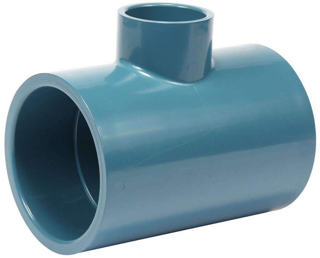 4"x4"x2" CPVC RED. TEE SxSxS AQUARISE