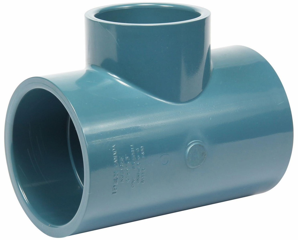 4"x4"x3" CPVC RED. TEE SxSxS AQUARISE