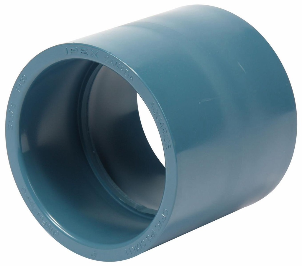 4" CPVC COUPLING SxS AQUARISE