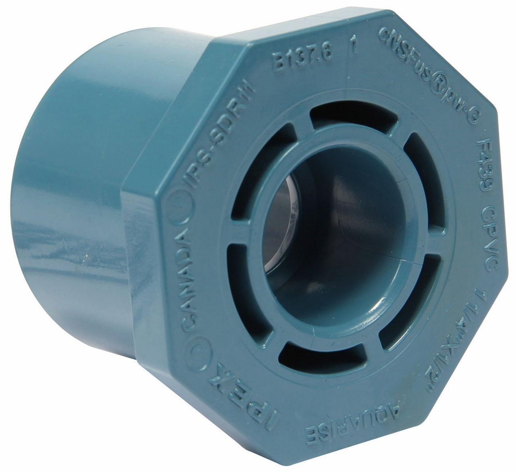 1 1/4"x1/2" CPVC RED. BUSHING SPxS AQUARISE