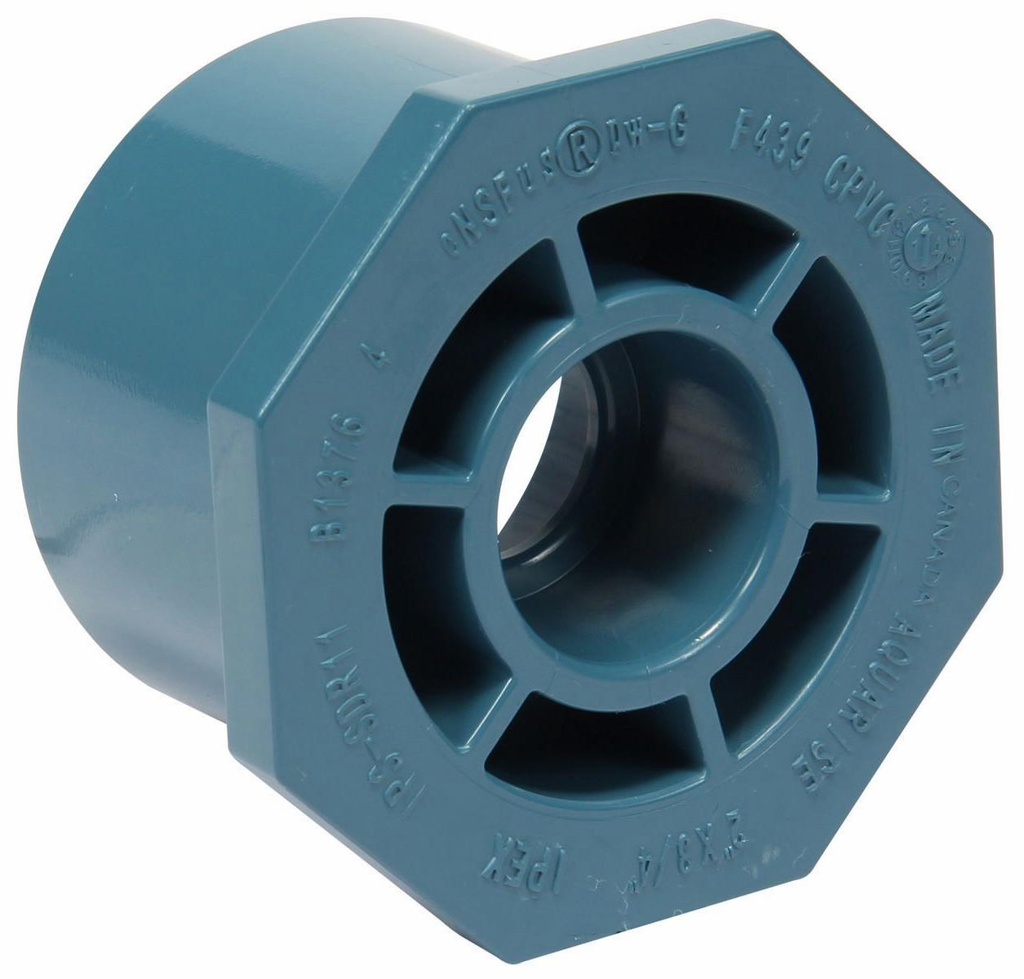 2"x3/4" CPVC RED. BUSHING SPxS AQUARISE