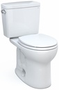 Drake Round 1.6 GPF 2-Piece Toilet (Less Seat)