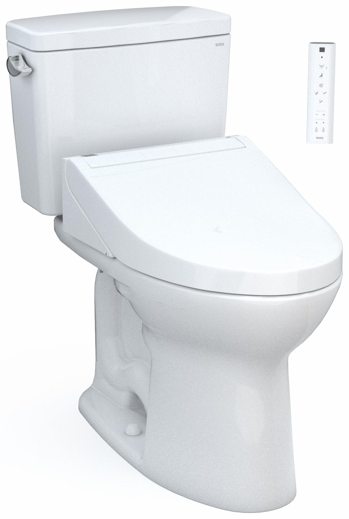 Drake Elongated 1.6 GPF 2-Piece Toilet with WASHLET+ Bidet Seat