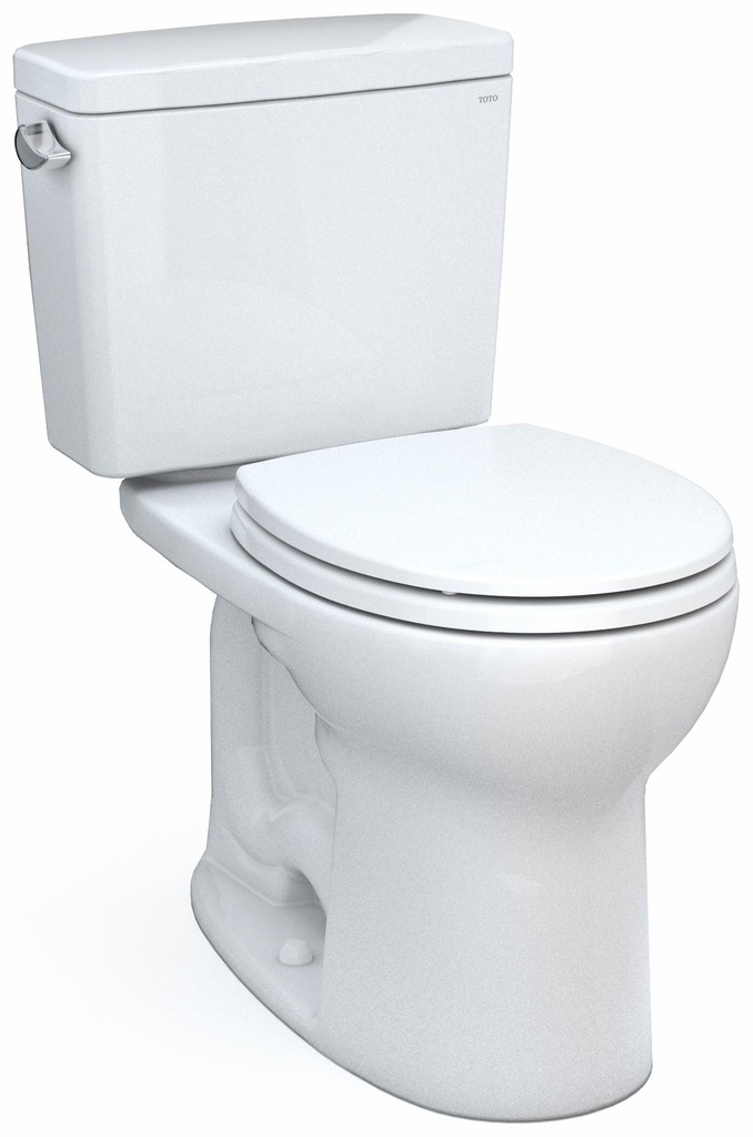 Drake Round 1.28 GPF 2-Piece Toilet (Less Seat)