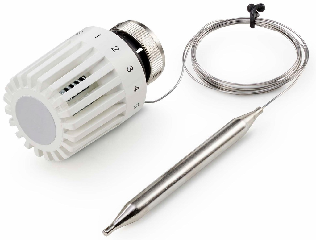 NON ELECTRIC THERMOSTATIC OPERATOR. USE WITH V135 VALVE. REMOTE CAPILLARY, TEMP. SENSORING BULB STRAPS ONTO PIPEADJUSTABLE RANGE 50-122F. CAPILLARY LENGTH 6'8".