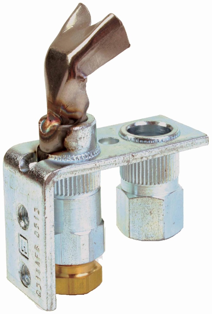 STANDING PILOT BURNER. B BRACKET,.018 ORIFICE INSTALLED, 1/4 IN. FITTING, F TIP, 0.10" ORIFICE INCLUDED SEPERATELY.