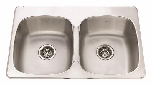 Double undermount sink