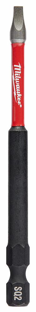 Shockwave 3-1/2 Impact Square Recess #2 Power Bits (Bulk 25)