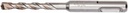 SDS-Plus 2CT 1/4" x 2" x 4-1/2" Rotary Hammer Drill Bit
