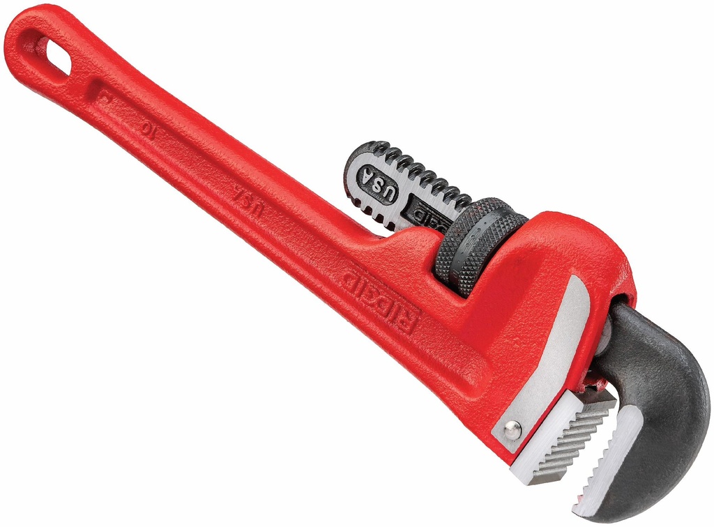10" Heavy-Duty Straight Pipe Wrench