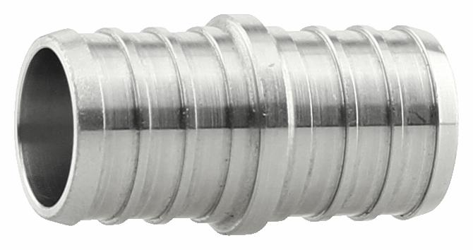 SSPEX-C07 - '3/4" 304SS Crimp PEX Coupling - F1807'