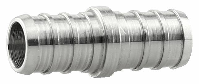 SSPEX-C05 - '1/2" 304SS Crimp PEX Coupling - F1807'
