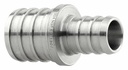 SSPEX-C0705 - '3/4" x 1/2" 304SS Crimp PEX Coupling - F1807'