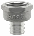 SSPEX-FA07 - '3/4" x 3/4" FPT 304SS Crimp PEX Female Adapter - F1807'