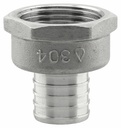 SSPEX-FA10 - '1" x 1" FPT 304SS Crimp PEX Female Adapter - F1807'