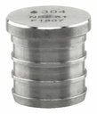 SSPEX-P07 - '3/4" 304SS Crimp PEX Plug - F1807'