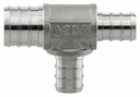SSPEX-T070505 - '3/4" x 1/2" x 1/2" 304SS Crimp PEX Tee - F1807'