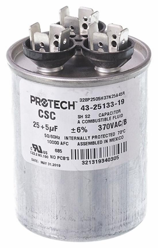 Capacitor - 25/5/370 Dual Round