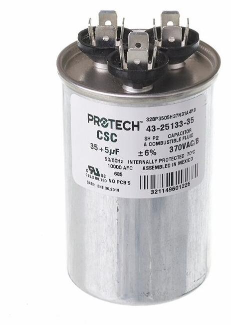 Capacitor - 35/5/370 Dual Round