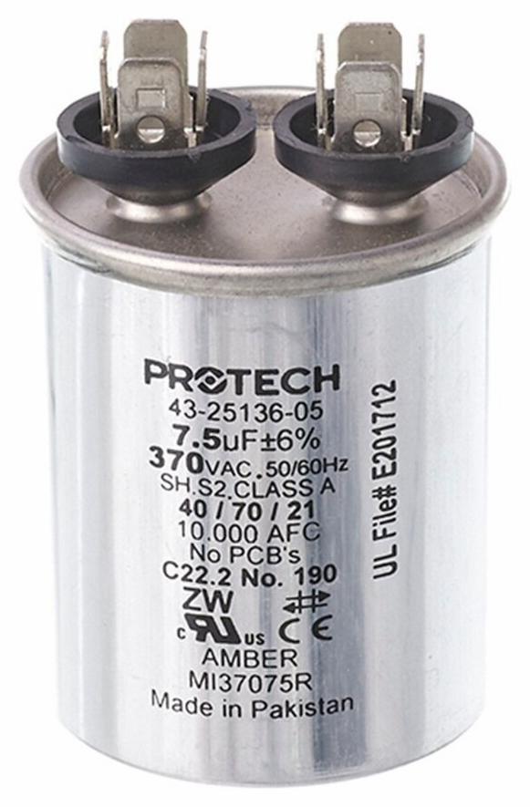 Capacitor - 7.5/370 Single Round