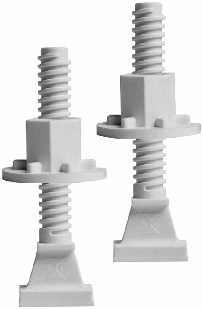 Plastic Closet Bolt Set per Pair