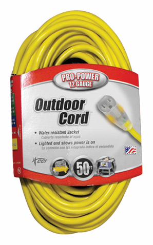Extension Cord 100' 12/3 15A LED End